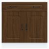 vidaXL Kitchen Base Cabinet Kalmar Brown Oak Engineered Wood