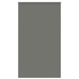 vidaXL Roller Blind Blackout Grey 135x230 cm Fabric Width 131.6 cm Polyester