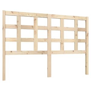 vidaXL Bed Headboard 140.5x4x100 cm Solid Wood Pine