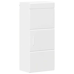 vidaXL Bathroom Wall Cabinet with Shelf TULUM White 37 x 24.5 x 86 cm