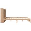vidaXL Bookcase Bed without Mattress 135x190cm Double Solid Wood Pine