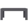 vidaXL Dining Table Grey 180x90x76 cm Engineered Wood