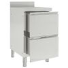 vidaXL Commercial Kitchen Cabinets 2 pcs 50x60x96 cm Stainless Steel