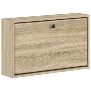 vidaXL Wall-Mounted Shoe Cabinet BREDA 71 x 17 x 43 cm Engineered Wood