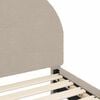 vidaXL Toddler Bed Frame with Headboard Light Grey 70 x 140 cm