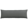 vidaXL Sofa Pillows 2 pcs Dark Grey 120 x 40 cm Fabric
