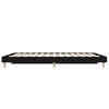vidaXL Bed Frame without Mattress Black 140x190 cm Engineered Wood
