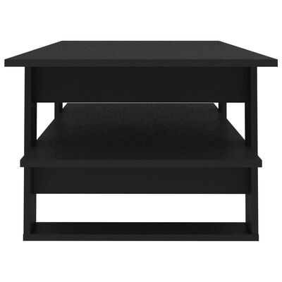vidaXL Coffee Table Black 110x55x42 cm Engineered Wood