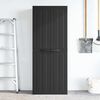 vidaXL Outdoor Storage Cabinet Black 65x37x165 cm PP