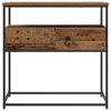 vidaXL Console Table Old Wood 75 x 40 x 75 cm Engineered Wood