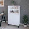 vidaXL Highboard White 60x36x110 cm Engineered Wood