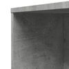 vidaXL Narrow Bathroom Cupboard with Wheels Concrete Grey Engineered Wood