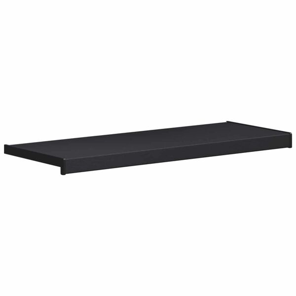 vidaXL Window Sill Anthracite with Wood Grain 60 x 35 x 4.5 cm PVC