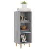 vidaXL Sideboard Grey Sonoma 34.5x32.5x90 cm Engineered Wood