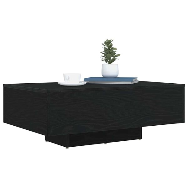 vidaXL Coffee Table Black Oak 85 x 55 x 31 cm Engineered Wood