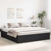 vidaXL Bed Frame without Mattress Black 200x200 cm