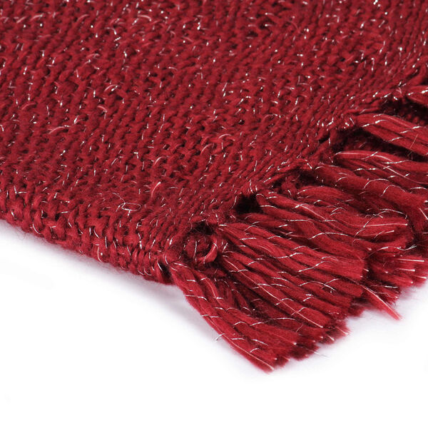 vidaXL Throw Burgundy 220 x 250 cm Polyester