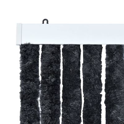 vidaXL Insect Curtain Anthracite 56x185 cm Chenille
