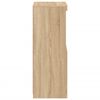 vidaXL Sideboard with LED Lights Sonoma Oak 41x37x100 cm