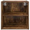 vidaXL Hanging Cabinet Smoked Oak 40 x 29.5 x 40 cm Engineered Wood
