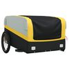 vidaXL Bike Trailer Black and Yellow 45 kg Iron