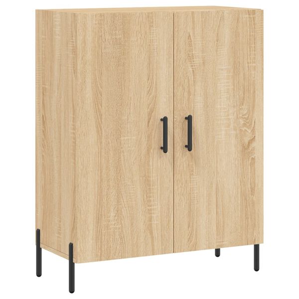 vidaXL Sideboard Sonoma Oak 69.5x34x90 cm Engineered Wood