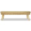 vidaXL Hall Bench 160x35x45 cm Natural Rattan