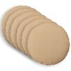 vidaXL Cushion Cover 6 pcs HEERLEN Cream Dia. 40 cm Fabric