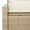 vidaXL Garden Sofa with Cushion 123 x 62 x 69 cm Poly Rattan