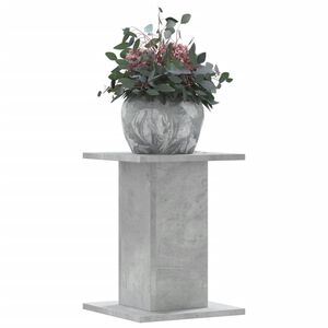 vidaXL Plant Stands 2 pcs Concrete Grey 30x30x40 cm Engineered Wood