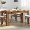 vidaXL Dining Table Old Wood 140x74.5x76 cm Engineered Wood