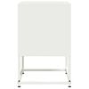 vidaXL Bedside Cabinets 2 pcs White 36x39x60.5 cm Steel