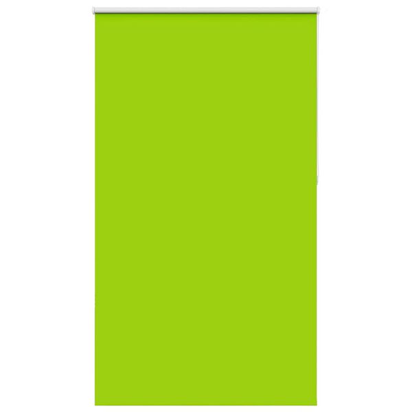 vidaXL Roller Blind Blackout Leaves Green 125x230 cm Fabric Width 121.6 cm Polyester