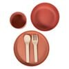 Bo Jungle 5 Piece Baby Tableware Set CPLA Terracotta
