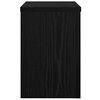 vidaXL Plant Stand 2 pcs Black Oak 20 x 20 x 30 cm Engineered Wood