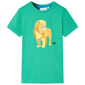vidaXL Kids' T-shirt Green 104
