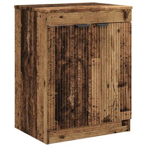 vidaXL Bathroom Cabinet Old Wood 54 x 41 x 70 cm Engineered Wood