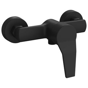 vidaXL Shower Mixer Tap Black G 1 / 2 inches Brass