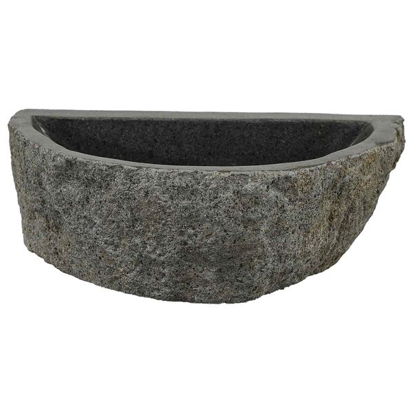 vidaXL Wall-mounted Basin Grey 37 x 30 x 12 cm River Stone