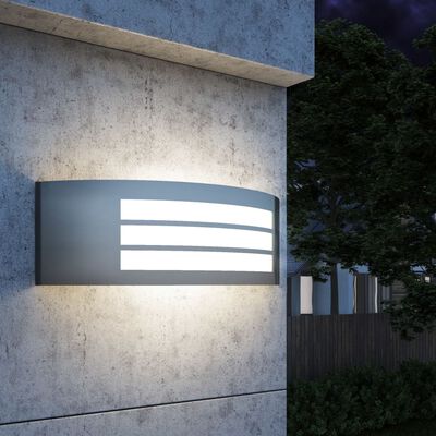 vidaXL Outdoor Wall Light Stainless Steel