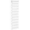 vidaXL Zebra Blind White 50x150 cm Fabric Width 45.9 cm Polyester