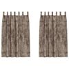 vidaXL Velvet Curtains 2 pcs Cappuccino 175 x 140 cm Velvet