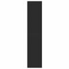vidaXL Bookcase Black 60x24x109 cm Engineered Wood