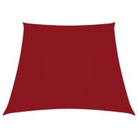 vidaXL Sunshade Sail Oxford Fabric Trapezium 2/4x3 m Red