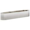 vidaXL Raised Garden Bed Stainless Steel 220 x 40x 40 cm Steel