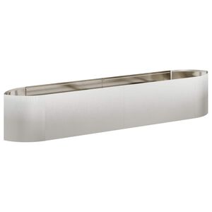vidaXL Raised Garden Bed Stainless Steel 220 x 40x 40 cm Steel