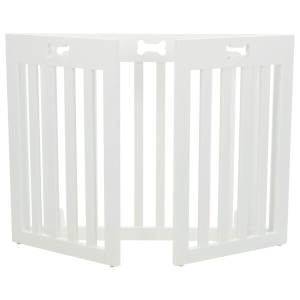 TRIXIE Dog Barrier 3-part MDF 82-124 cm White