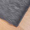 vidaXL Faux Sheepskin Rug Tafalla Anthracite 100 x 200 cm Polyester
