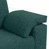 vidaXL Sofa Dark Green 180 x 77 x 82 cm Fabric