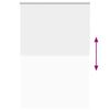 vidaXL Roller Blind Blackout White 150x230 cm Fabric Width 146.6 cm Polyester